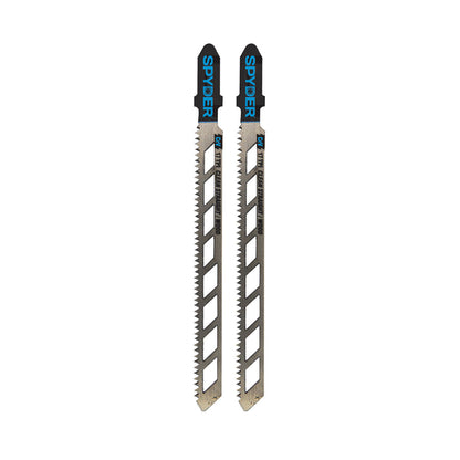 Ensemble de 2 lames de scie sauteuse Skeleton™ à tige en T de 4 po, en acier à haute teneur en carbone, pour coupe nette