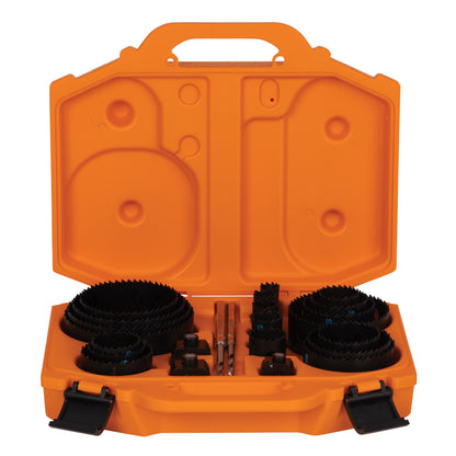 25-Piece Bi-Metal Master Hole Saw Kit Rapid Core Eject® Bi-Metal