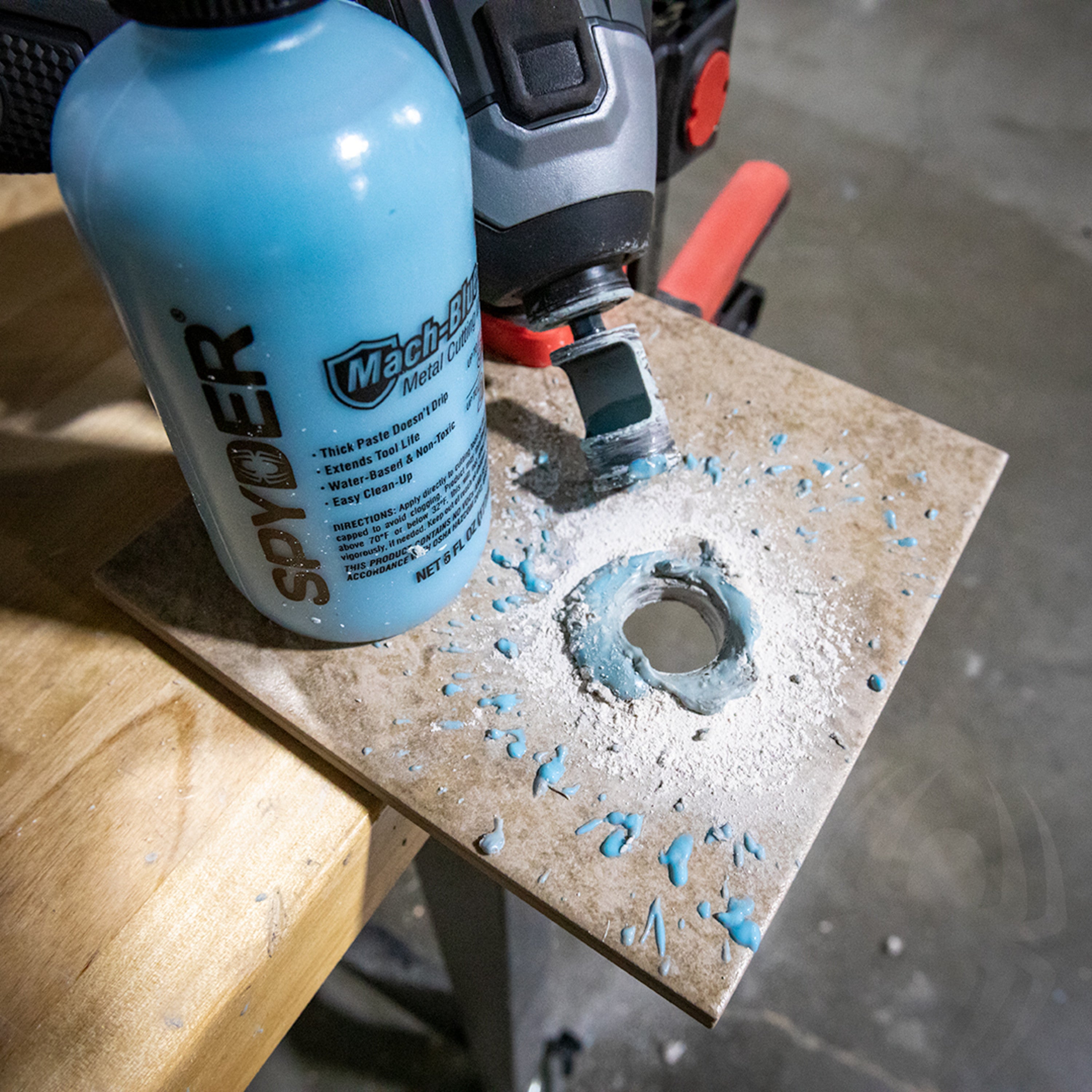 Mach-Blue Goo Cutting&Drilling Lubricant - 1 Gallon Spyder Mach-Blue Goo Cutting&Drilling Lubricant - 1 Gallon Spyder
