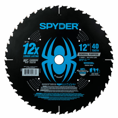 12" 40-Tooth General Purpose Saw Blade for Wood