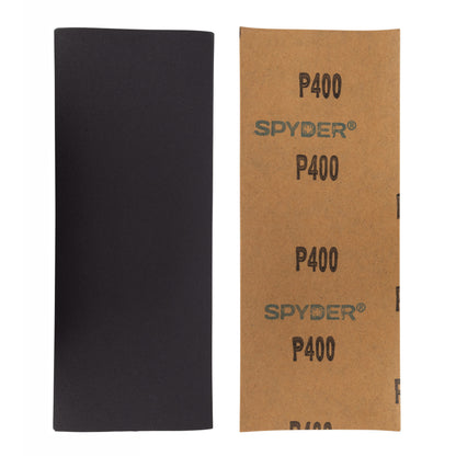 3-2/3" x 9" 400 Grit Silicon Carbide Wet/Dry Sandpaper Sheets (10-Pack)