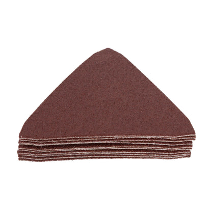 2-7/8" x 2-7/8" 100 Grit Aluminum Oxide Adhesive Detail Sanding Sheets (10-Pack)