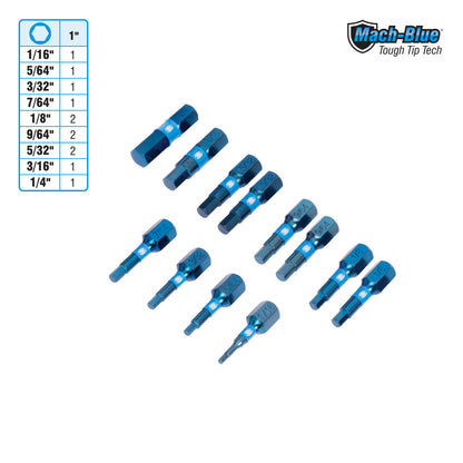 80-Piece Impact Driver Bit Set Mach-Blue®