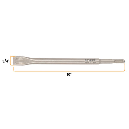 3/4" x 10" SDS-Plus Self-Sharpening Flat Chisel Bit for Concrete & Masonry