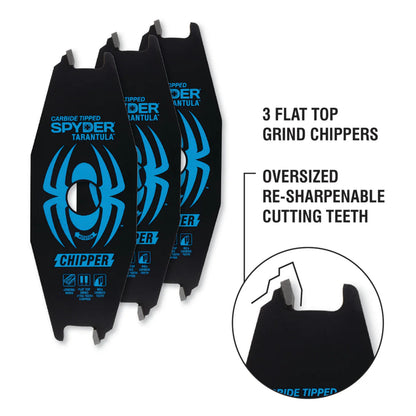 5-Piece 8" 12-Tooth Dado Saw Blade Kit