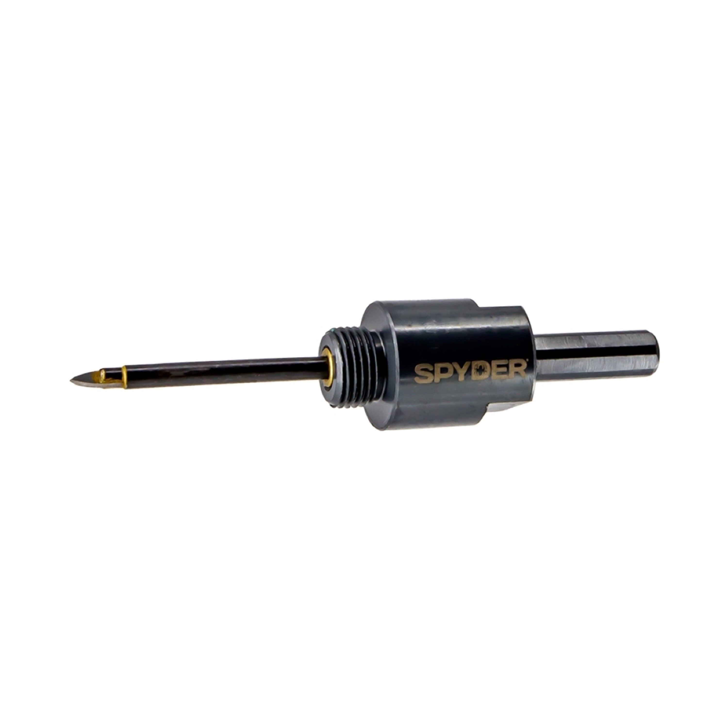 Broca piloto con punta de carburo de diamante y adaptador de eje para sierras de corona con borde de diamante
