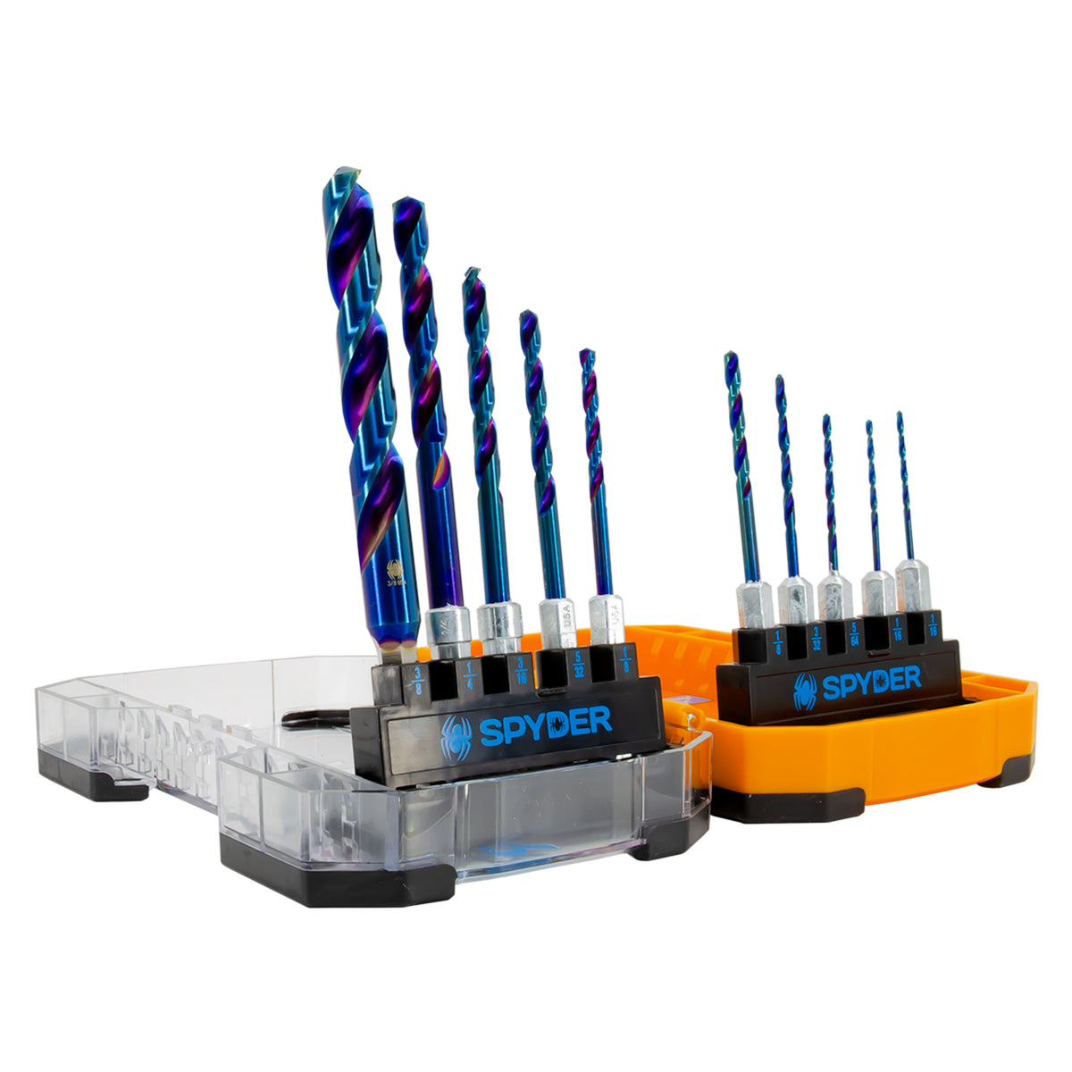 10-Piece Assorted HSS Twist Drill Bit Set Mach-Blue®