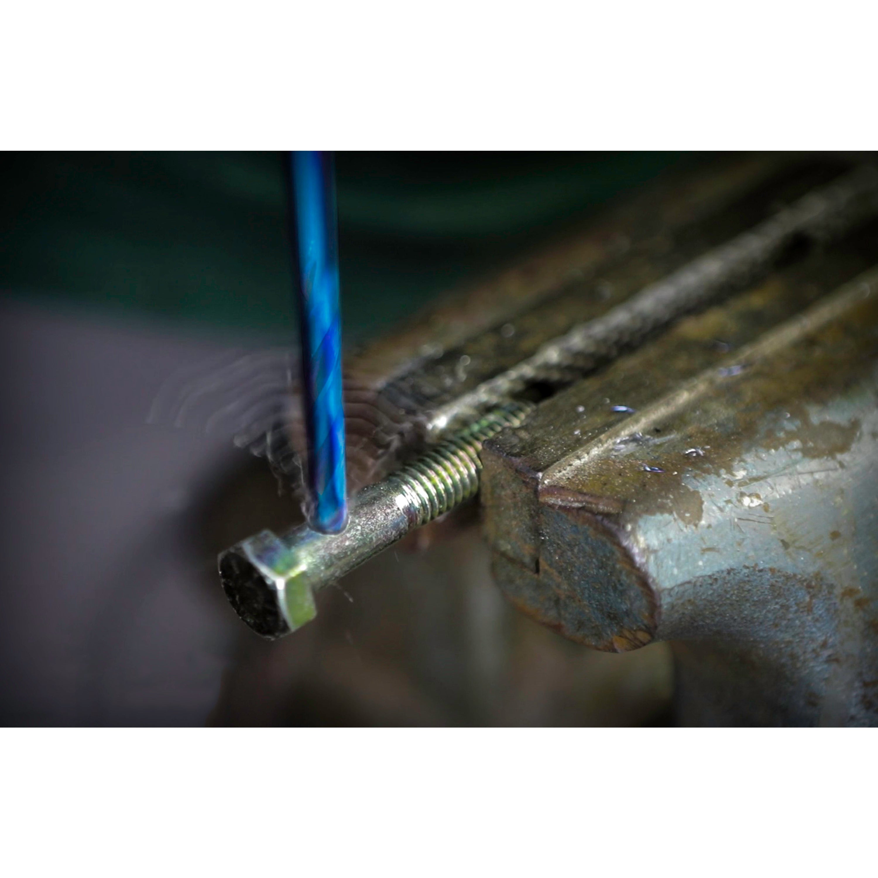 5/16" x 4" HSS Twist Drill Bit Stinger™ Mach-Blue™