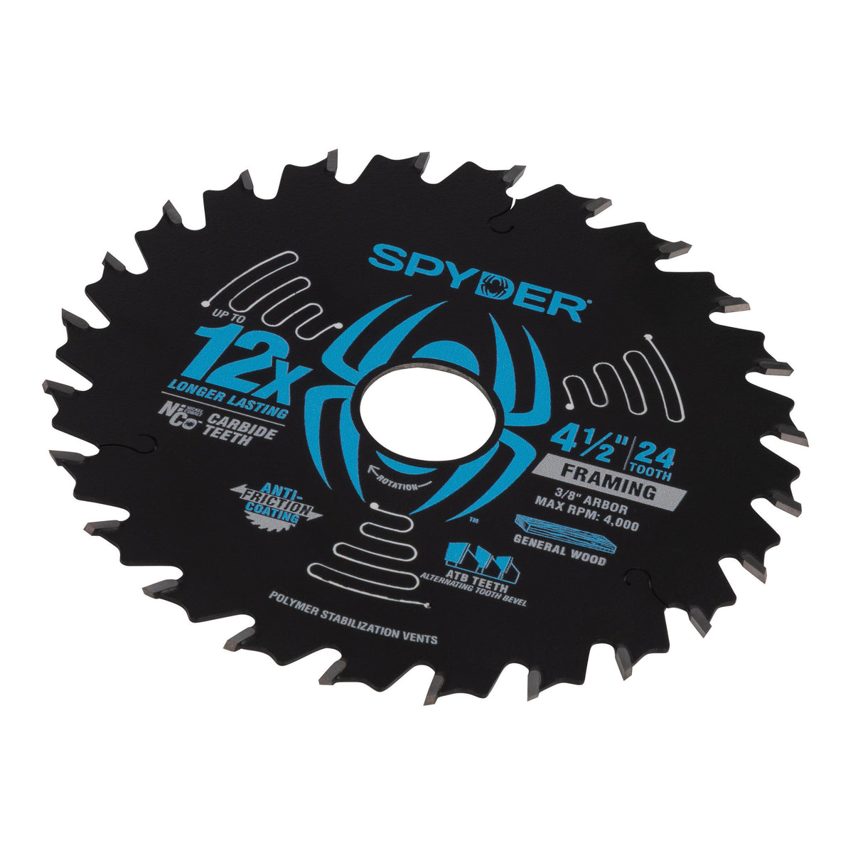 4-1/2" 24-Tooth Saw Blade for Framing