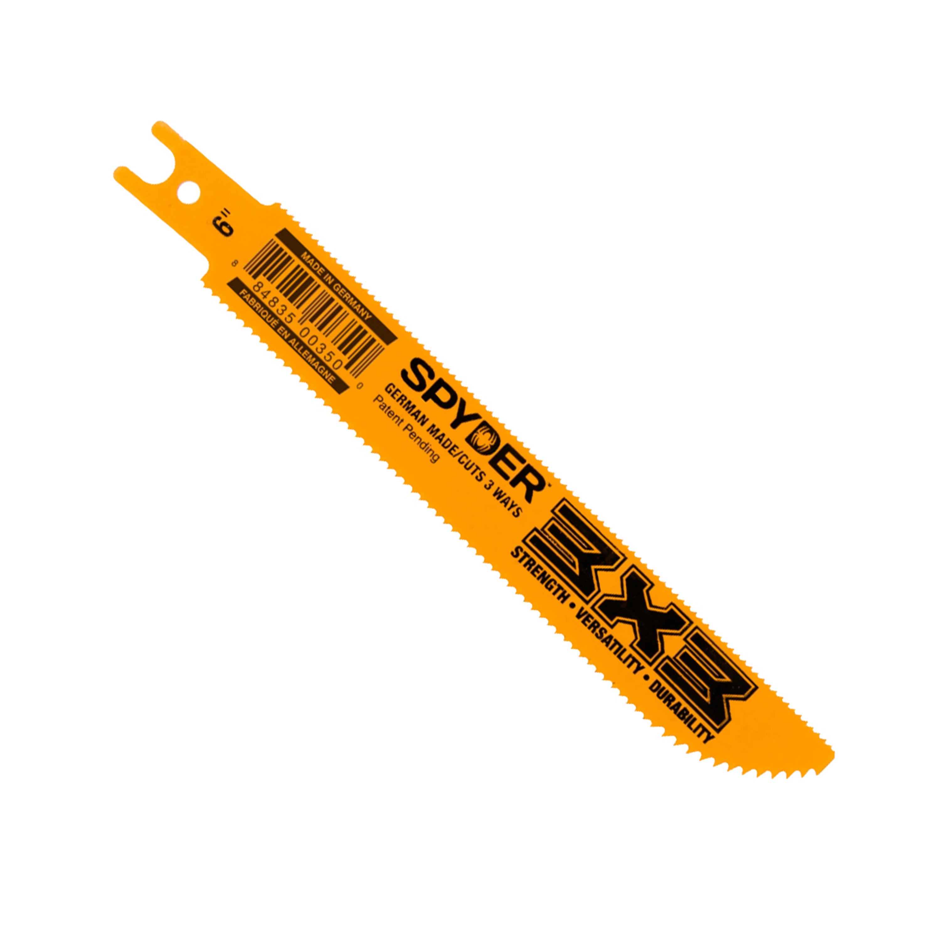Hoja de sierra recíproca de doble cara 3X3™ de 6" para cortar madera y metal, 14/18 TPI
