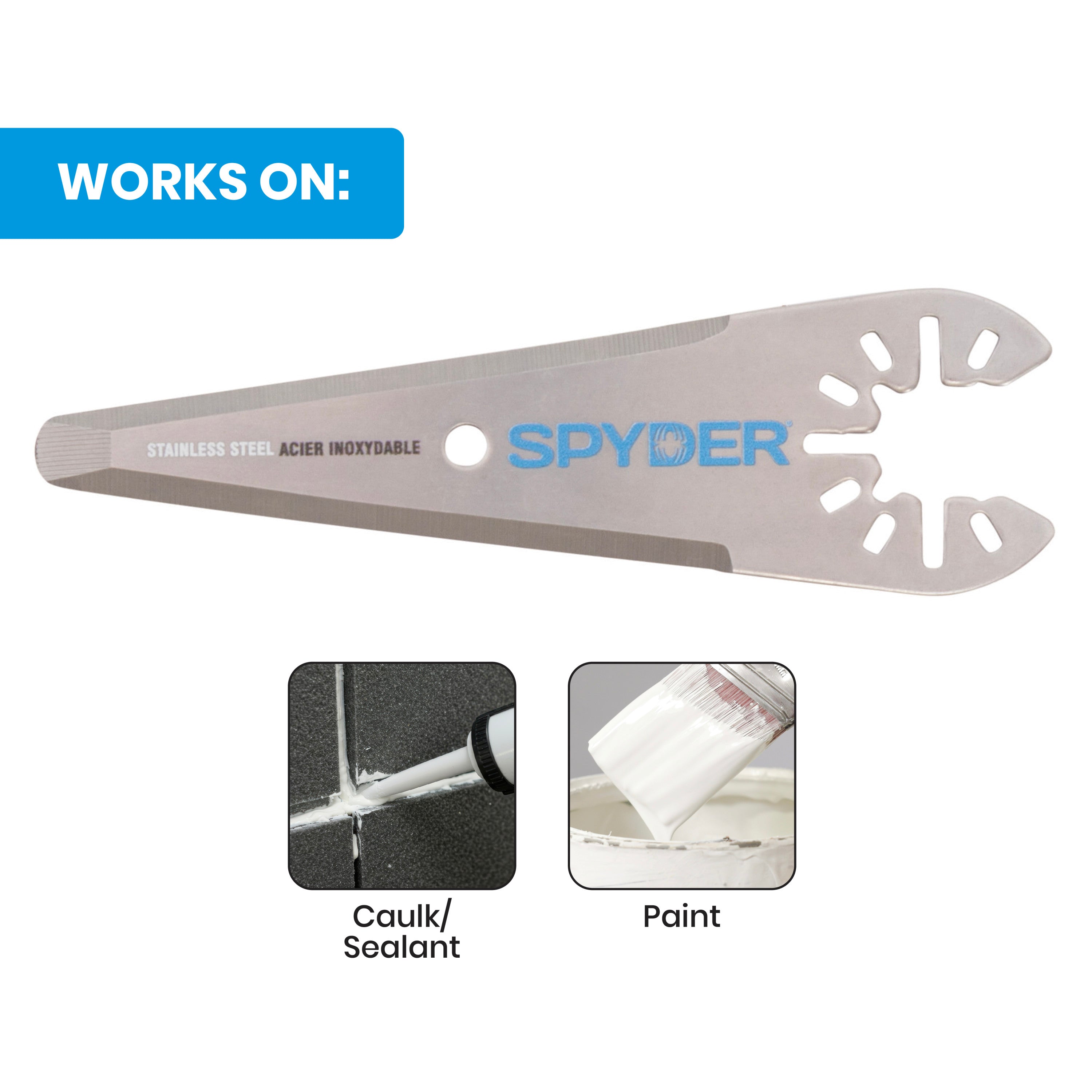2-3/4" Long Blade Rigid Scraper for Sealant