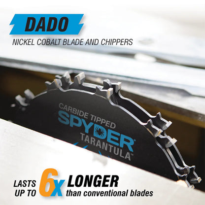 5-Piece 8" 12-Tooth Dado Saw Blade Kit