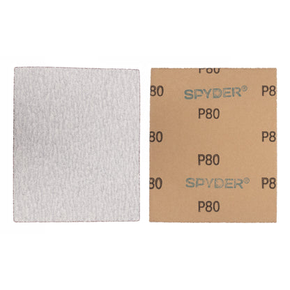 4.5" x 5.5" 80 Grit Aluminum Oxide with Stearate Sandpaper Sheets (8-Pack)