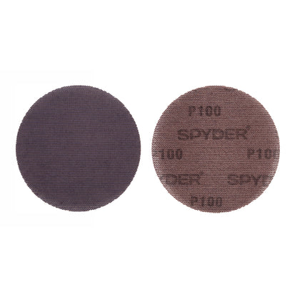 5" 100 Grit Ceramic Net Hook & Loop Sanding Discs (50-Pack)