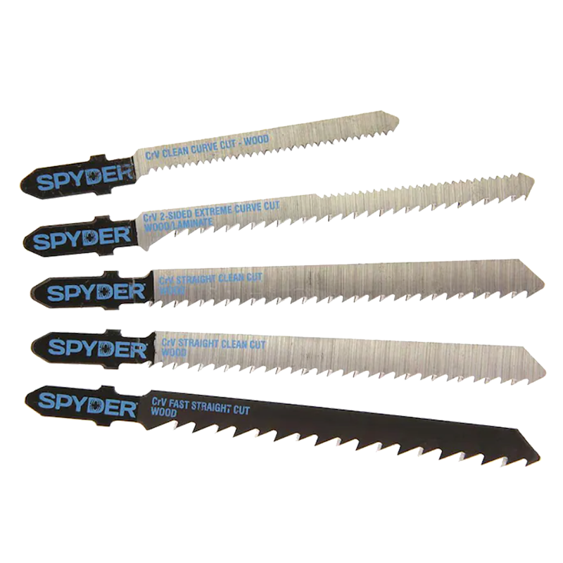 Wood Cutting 5pc Jig Saw Kit - Spyder Products